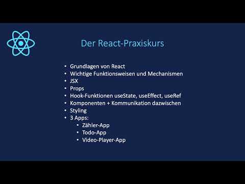 React-Tutorial: 1.1 | Willkommen und &Uuml;bersicht
