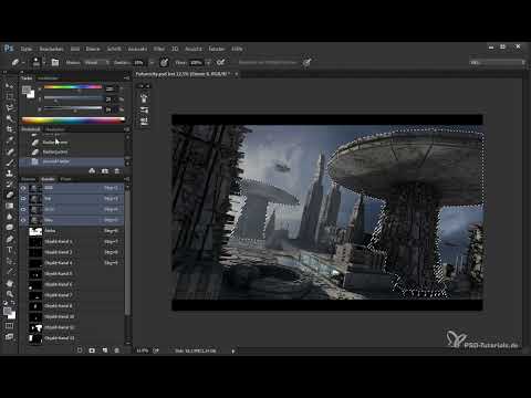 Cinema 4D ile Photoshop buluşuyor: II - 2.2. Temel atmosfer ekleyin.