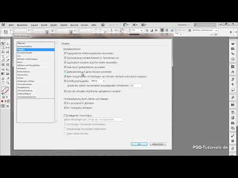 Préférences dans Adobe InDesign