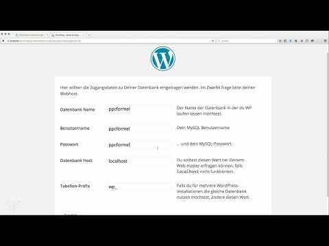 Earn money with the AdSense formula - 6.1 Install WordPress