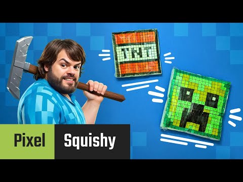 Forhåndsvisningsbillede: Minecraft TNT Papir Squishy: Pixellet sjov at lave selv