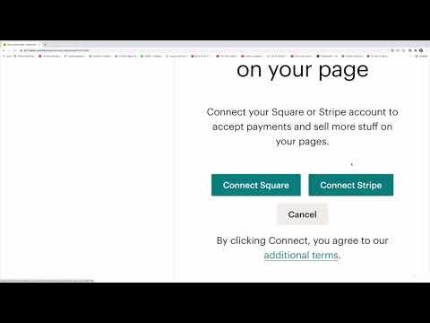 Mailchimp: 7.5 | Modtag betalinger med en Landing Page