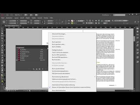 Large projects in Adobe InDesign - 4.07 - Synchronize