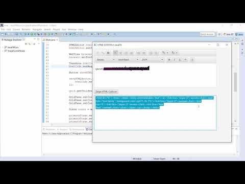 JavaFX GUI-kehitykseen - 28 HTML-editori