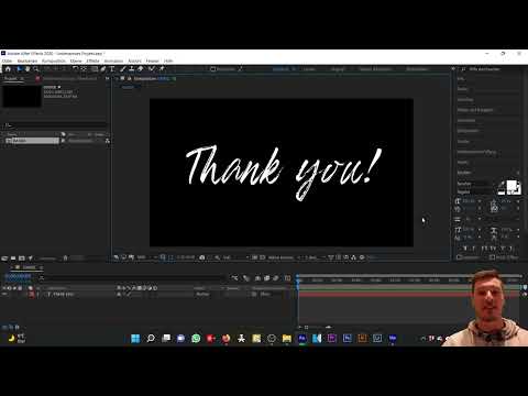 After Effects Eğitimi: 11 | Teşekkür ederim