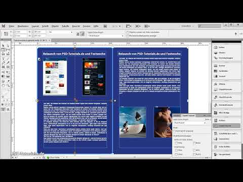 L'outil de la page dans InDesign