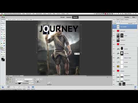 Image editing with Photoshop Elements: 25 | Stylish font