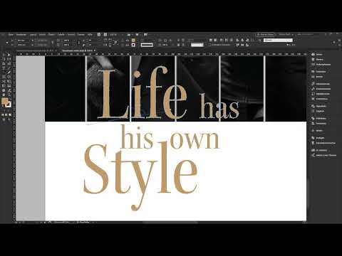 Apprendre InDesign - Tutoriel pour débutants : 3.3 Convertir du texte en tracés