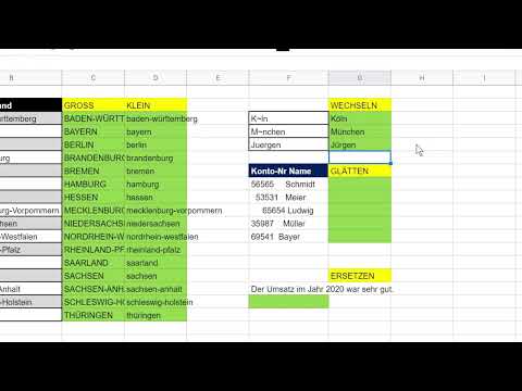 Google Sheets -tutoriaali: 4.7 Tekstitoiminnot 2