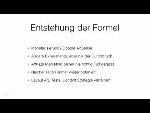 AdSense formülü ile para kazanın - 1.1 Formül hakkında