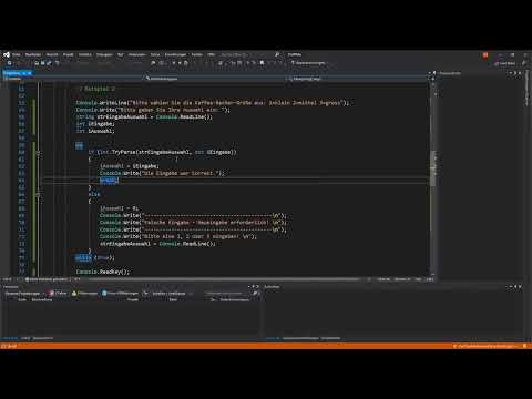 Programación en C#: 9.4 | Do-While-Loop incl. Break