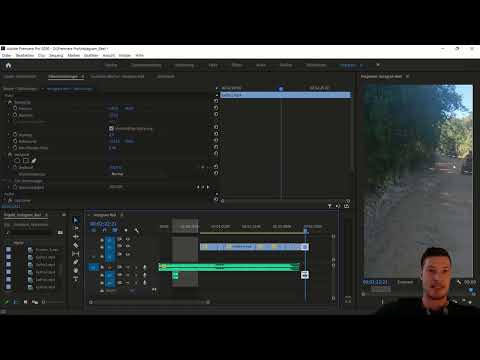 Video redigering med Adobe Premiere Pro CC: 4.5 | Generelt forarbejde med skalerings- og farvekorrektioner til Instagram Reel.