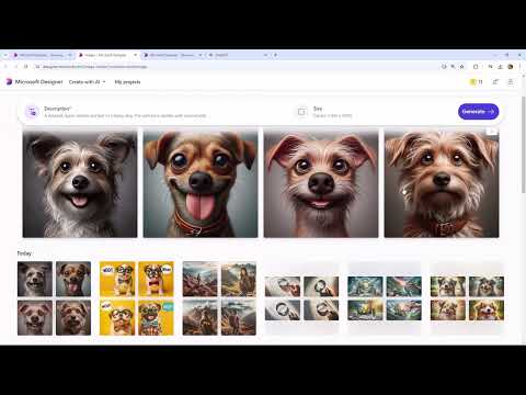 Microsoft Designer: 4.1 | Erstellung von Thumbnails