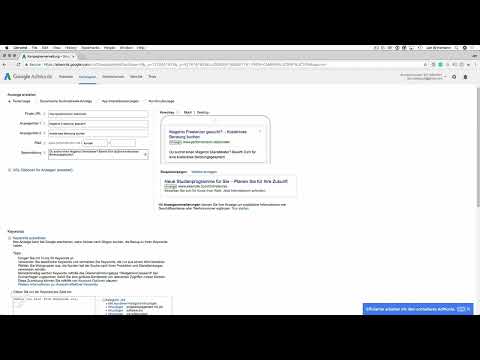 Kundeacquisition via Facebook og Google AdWords: 8.3 Opret første kampagne.