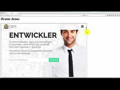 Basics of HTML, CSS and JavaScript - 19 Integrating iframes