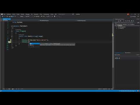 Programmation C# : 4.1 | Explication des composants dans l'éditeur de code source