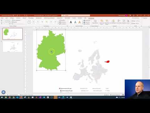 PowerPoint-kurs: 6.8 | Ta ut kartmaterial från PPT: Världskarta, länder, förbundsstater, huvudstäder