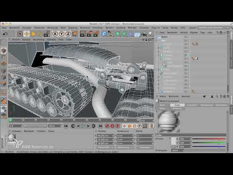 Développement de projets avec CINEMA 4D - Matériaux