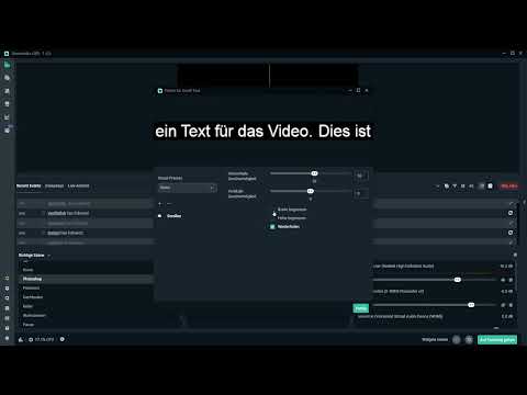 Streamlabs: 9.2 | Scroll-Text erstellen