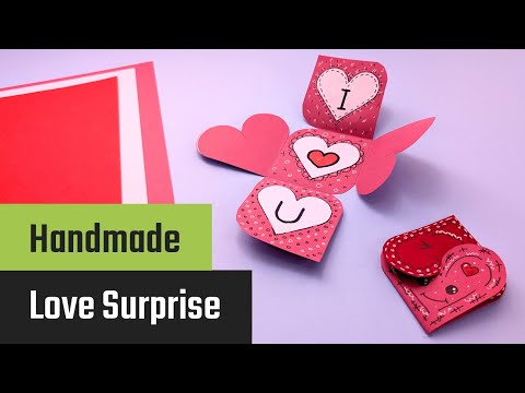 Forhåndsvisningsbillede: DIY pop op-kort: vejledning med video og fotos til Valentinsdag