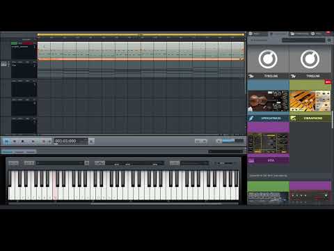 Skapa egen musik med Magix Music Maker 12: Arbeta med MIDI-editorn