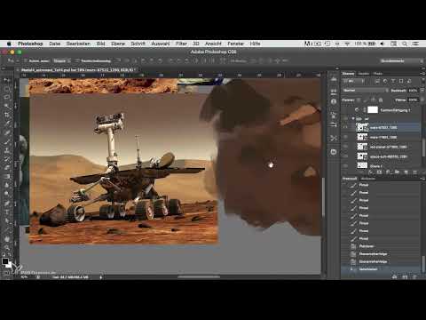 Character painting in Photoshop - Module 4.7 Rover