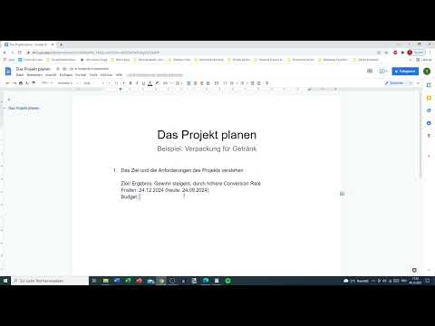 Grundlagen Projektmanagement: 4.1 | Das Ziel und die Anforderungen des Projekts verstehen