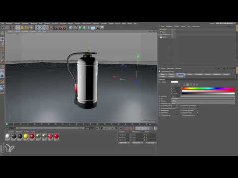 Cinema 4D – Ljusinställningar: 1,3 ljusfärger