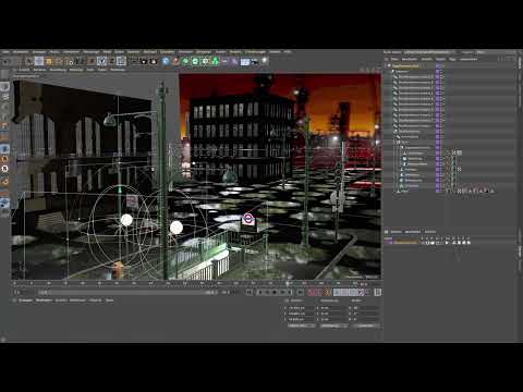 Cinema 4D-tutorial "Underground": 3.3 Overf&oslash;re