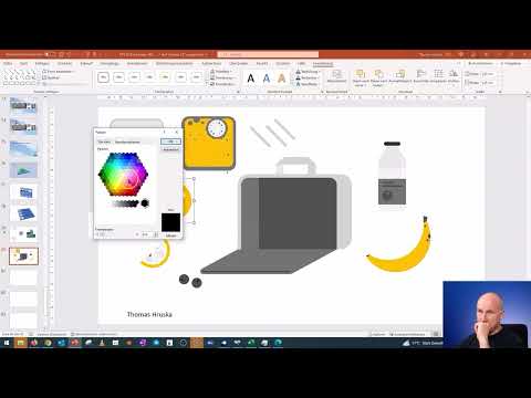 PowerPoint kurs: 6.9 | Opdeling af 2D-grafik og "pipette-hack
