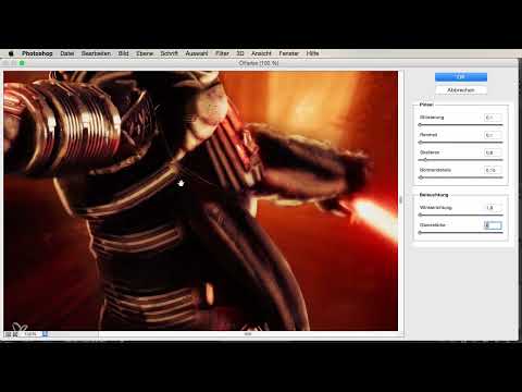 Photoshop ile Görünümler ve Stiller - Yağ Filtresi ile Tablo Görünümü
