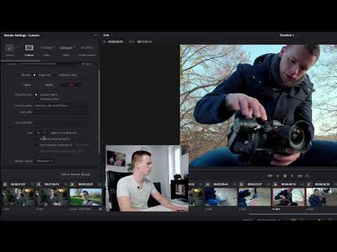 DaVinci Resolve-oppl&aelig;ring: 6.2 | Eksportvindu