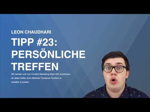 Facebook-Marketing-Hacks: 29 | Warum du dich vor allen Dingen mit deinen Followern treffen solltest!