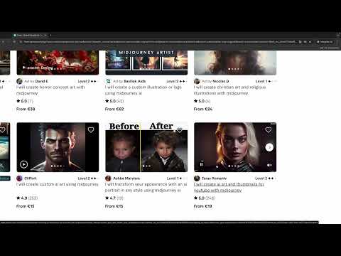 Immagine di anteprima: Offrire servizi di intelligenza artificiale con successo su Fiverr