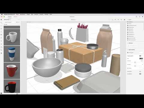 Adobe Dimension CC-guide: 05 | Hent flere modeller (assets) fra Adobe Stock