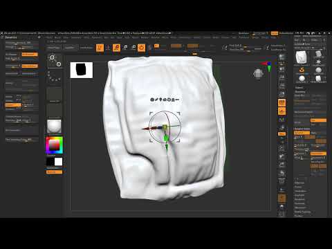 ZBrush 2021 - Video-træning om opdateringerne: 11.2 | Cloth Brushes