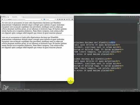 Basics HTML, CSS and JavaScript - 14 Insert paragraphs