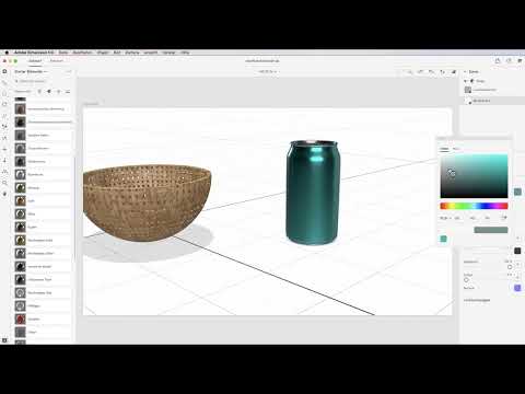 Adobe Dimension CC Eğitimi: 06 | Modelleri tasarlamak ve yüzey malzemeleri ile donatmak