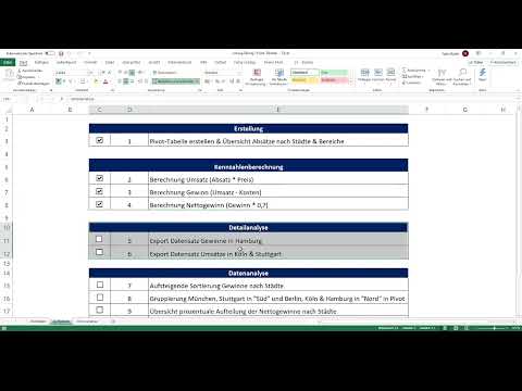Excel'de pivot tabloları: 4.8 | Alıştırma 3 çözümü