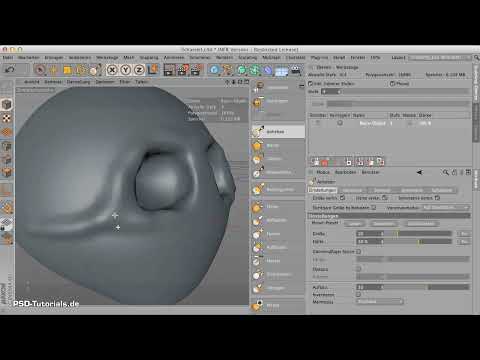 CINEMA 4D'de modelleme - Yaratıcı eğitim: Bölüm 05 - Jochbein