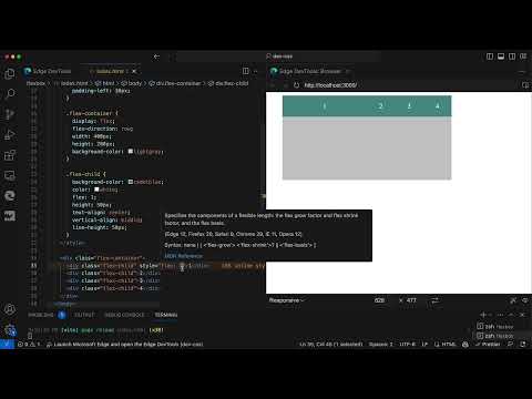 Flexbox CSS:ssä ja HTML:ssä: 3.2 | Lapsielementit jakaa tasaisesti