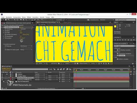 Animation made easy: Text flickering