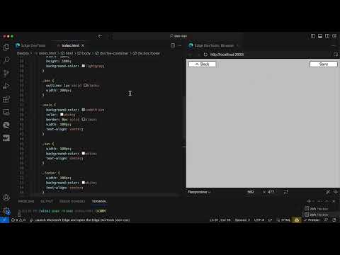 Flexbox CSS & HTML: 3.9 | Esimerkki p&auml;&auml;suuntaan suuntautumisesta