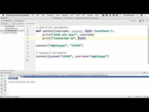Programmare con Python - 7.2 Parametri in dettaglio