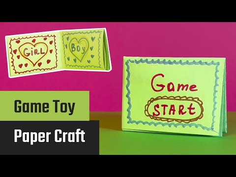Vorschaubild: DIY Faltspiel für Kinder: einfache Bastelidee mit Papier