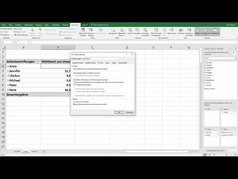 Tutorial de Excel: Pivote, gráficos y diseño de tablas para una presentación clara de los datos - 4.7 Pivote: Opciones