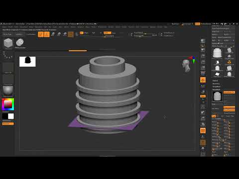 ZBrush 2021 - Güncellemeler hakkında Video Eğitimi: 12 | Nanomesh Örnekler