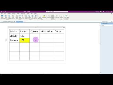 Microsoft OneNote: 4.1 | Tablolar ekle