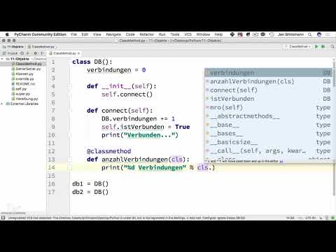 Programmare con Python - 11.8 Classi e metodi statici