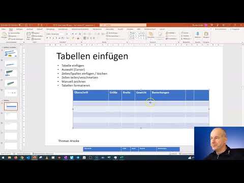 PowerPoint-kurs: 8.1 | Indsætning af tabeller - alle vigtige detaljer